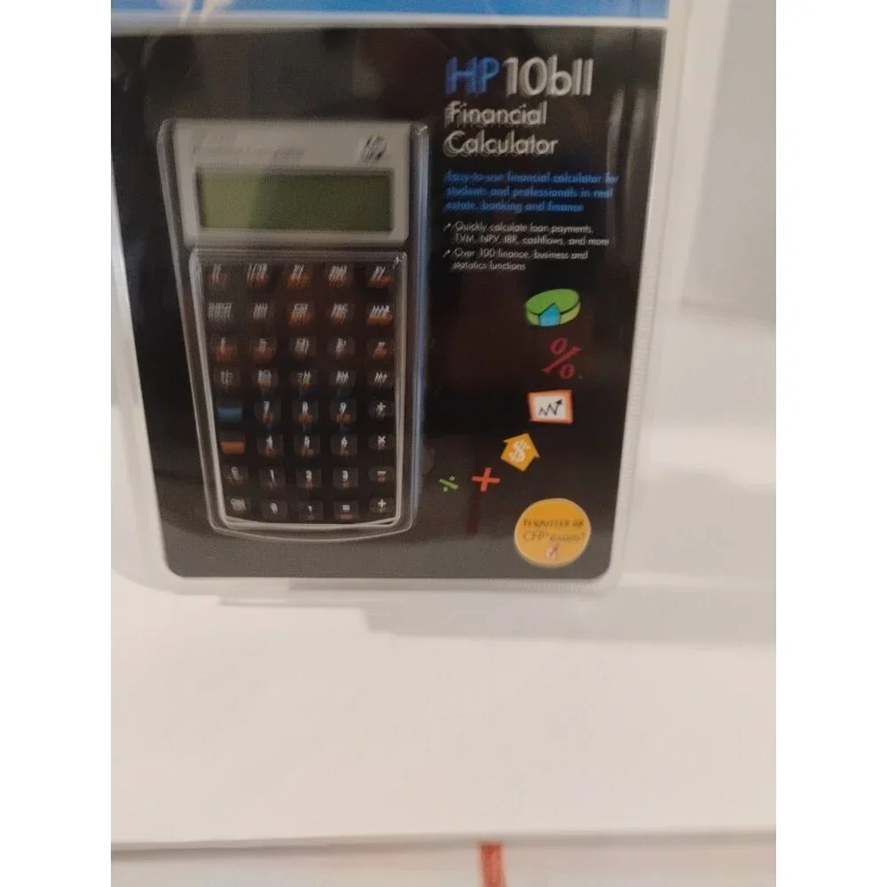 Authentic HP 10bII Financial Calculator For Students & Professionals NEW